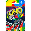 Κάρτες UNO All Wild! Mattel HHL33, κάθε κάρτα μπαλαντέρ για απρόβλεπτη δράση και ταχύτητα, EAN 194735070633, Lichnaribooks.