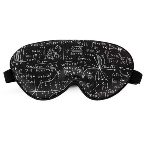 Μάσκα ύπνου I-Total XL2038 με σχέδιο μαθηματικών τύπων – άνετη και ελαφριά για ταξίδια και καθημερινή χρήση
