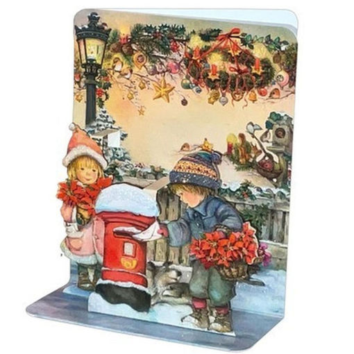 Εικόνα της Κάρτα Ευχετήρια Pictura Χριστουγέννων 3D Pop Up 10x12cm με φάκελο 18569