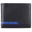 Εικόνα της Πορτοφόλι Biaggio δερμάτινο μαύρο-μπλε BI957A/C