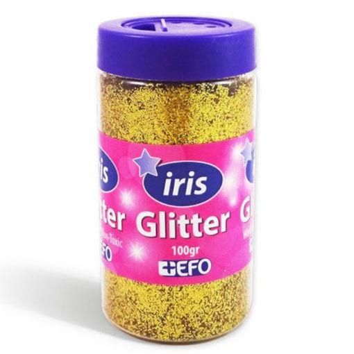 Εικόνα της Χρυσόσκονη +Efo Iris 100gr Χρυσό 301149
