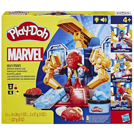 Εικόνα της Play-Doh Marvel Iron Man Armor Maker Lab Hasbro G0035