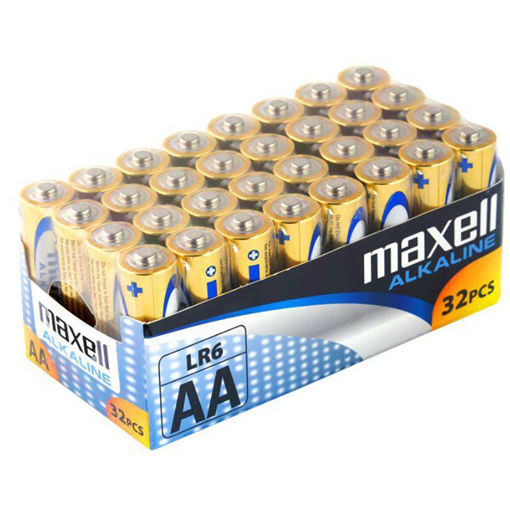 Μπαταρίες Maxell AA LR6 1,5V Alkaline 32τμχ — 4902580731311 Lichnaribooks