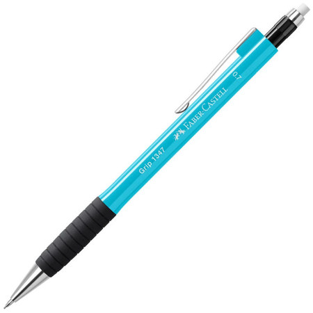 Μηχανικό μολύβι Faber-Castell Grip 1347 0.7mm σε σιέλ χρώμα