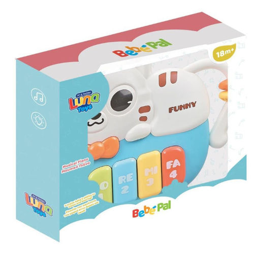 Εικόνα της Πιάνο γατάκι Luna με μουσική και φως 000622746