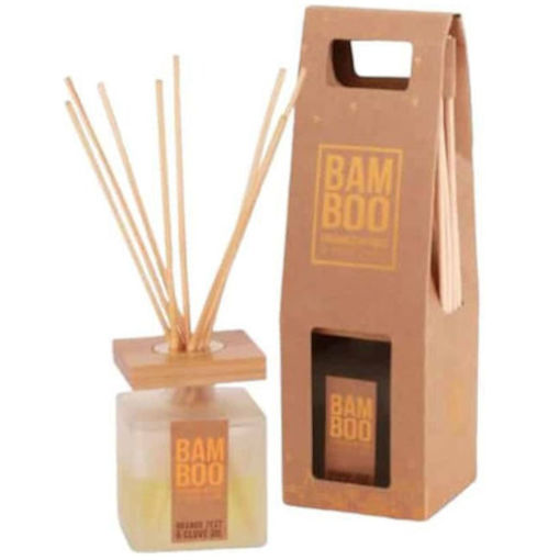 Εικόνα της Αρωματικό χώρου Bamboo Heart & Home με στικς Ξύσμα Πορτοκαλιού & Γαρύφαλλο 27682W0513
