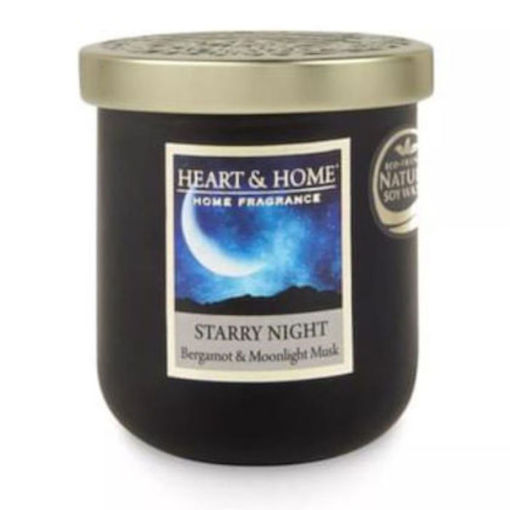 Εικόνα της Κερί Heart & Home Έναστρη νύχτα μεσαίο 110gr 276960423