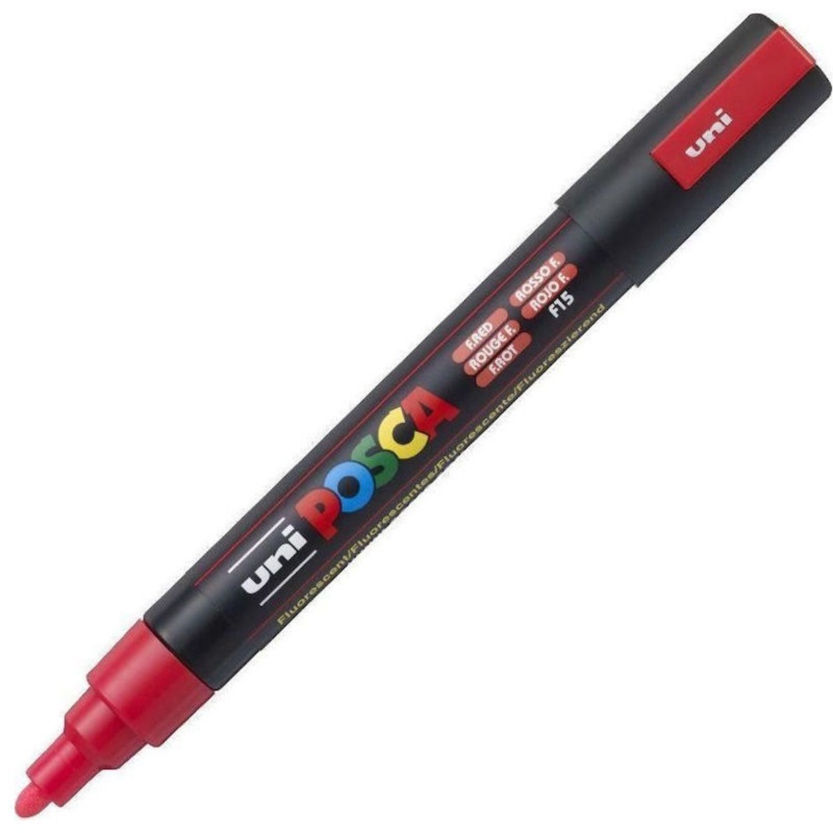 Εικόνα της Μαρκαδόρος Posca PC-5M Fluo Red Uni-Ball