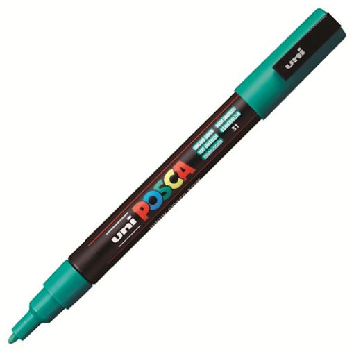 Εικόνα της Μαρκαδόρος Posca PC-3M Emerald Green 1.3 mm Uni-Ball