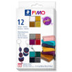 Πηλός Fimo Soft Sparkle Colours σετ 12 τεμαχίων – Λαμπερά χρώματα χειροτεχνίας Staedtler – EAN 4007817096543