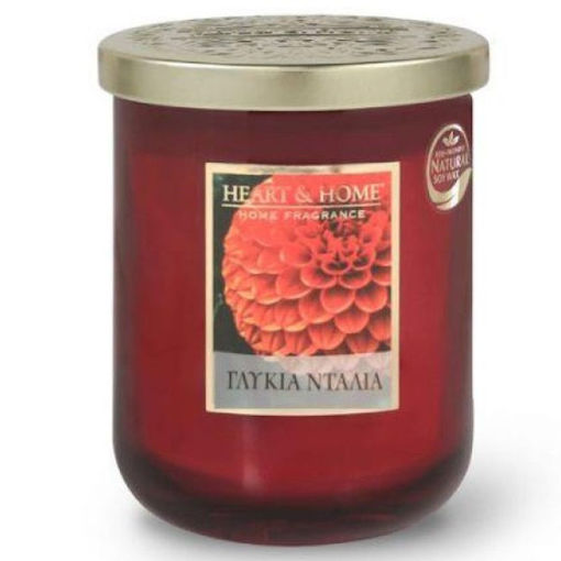 Εικόνα της Κερί Heart & Home Γλυκιά Ντάλια μεγάλο 320gr 276950352