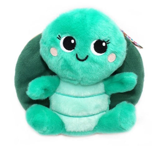 Εικόνα της Λούτρινα Λαχανικά Les Deglingos Corvet the turtle - peach plush toy 80108