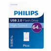 Εικόνα της USB Philips Pico 64GB USB 2.0 Purple