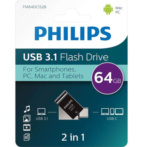 Εικόνα της USB Philips 3.1 64 GB Type C