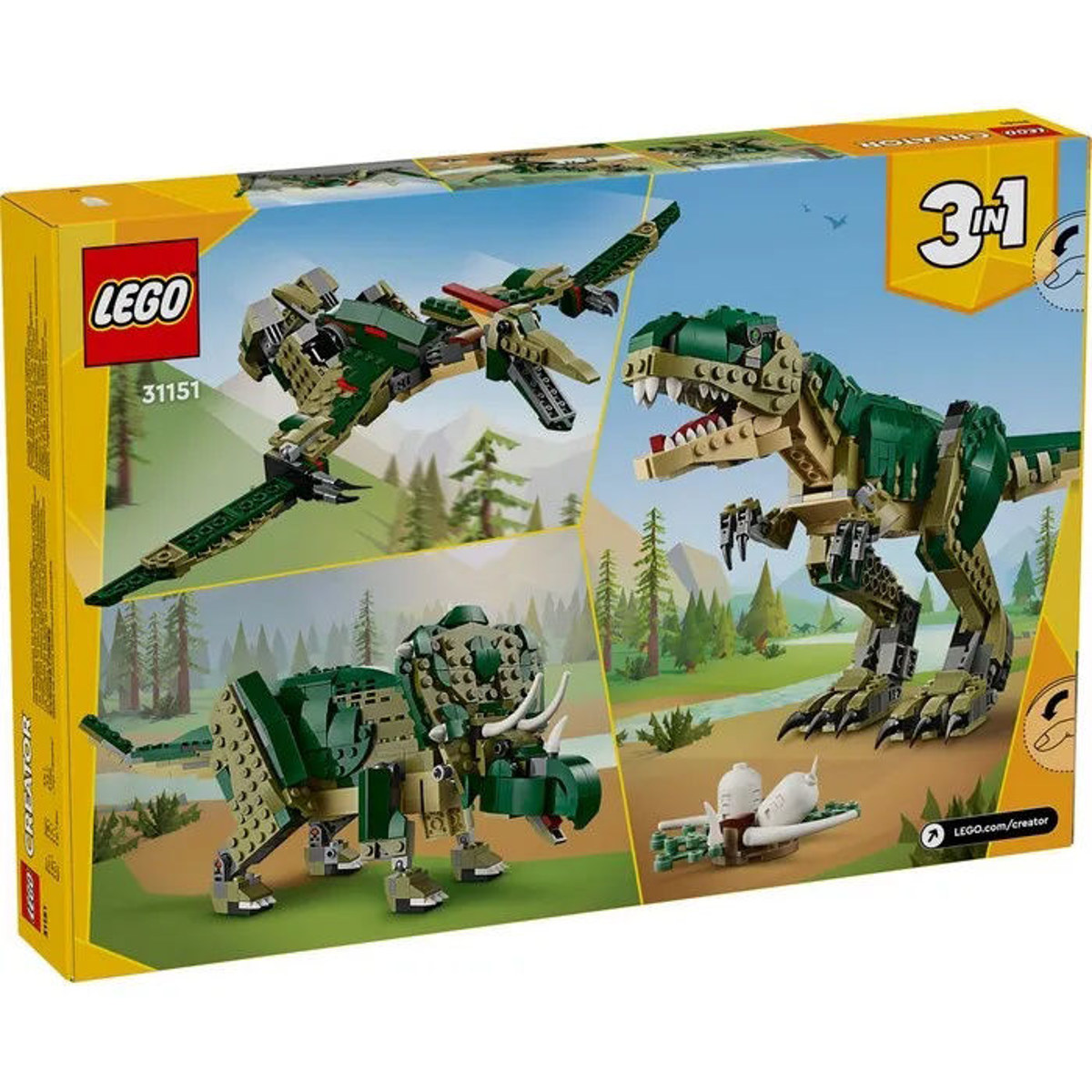 Εικόνα της Lego Creator 3-in-1 T. rex 31151