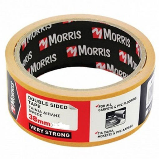Morris ταινία διπλής επικόλλησης 38mm x 5m 5204396260467 διαθέσιμο στο Lichnaribooks