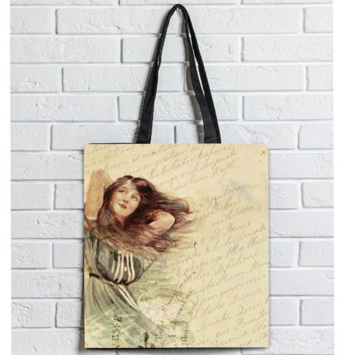 Εικόνα της Τσάντα Υφασμάτινη σουέτ με φερμουάρ Κορίτσι (BR)