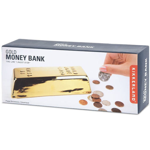 Εικόνα της Κουμπαράς κεραμικός Kikkerland ράβδος χρυσού PB17