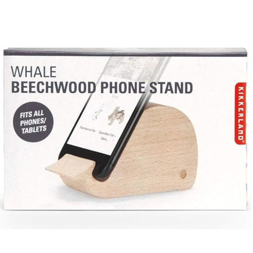 Εικόνα της Βάση τηλεφώνου ξύλινη Kikkerland US183