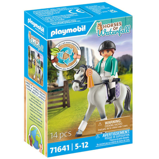 Εικόνα της Playmobil Horses of Waterfall Αναβάτρια Τουρνουά Ιππασίας 71641