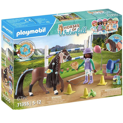 Εικόνα της Playmobil Horses of Waterfall Εκπαίδευση αλόγου με την Zoe και τον Blaze 71355