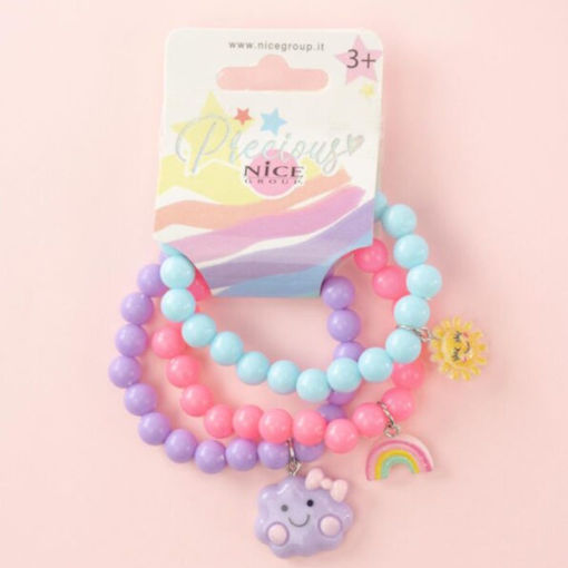 Εικόνα της Μπρασελέ 3τεμ. Nice Group Rainbow Mix Girabrill 25005