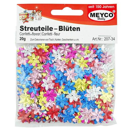 Εικόνα της Πούλιες λουλούδι στρας Meyco 20734