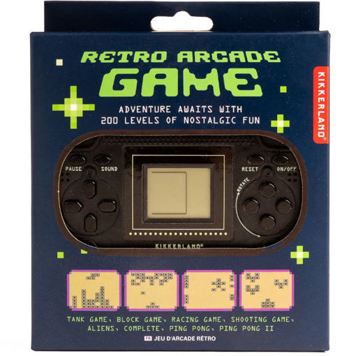 Εικόνα της Ηλεκτρονικό παιχνίδι Retro Arcade Game Kikkerland US186-BK