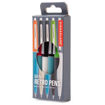 Στυλό Kikkerland Mini Retro σετ 5τεμ 1.0mm 612615067547 Lichnaribooks