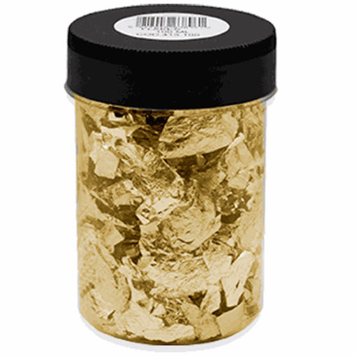 Εικόνα της Νιφάδες μεταλλικές El Greco 100ml. χρυσές