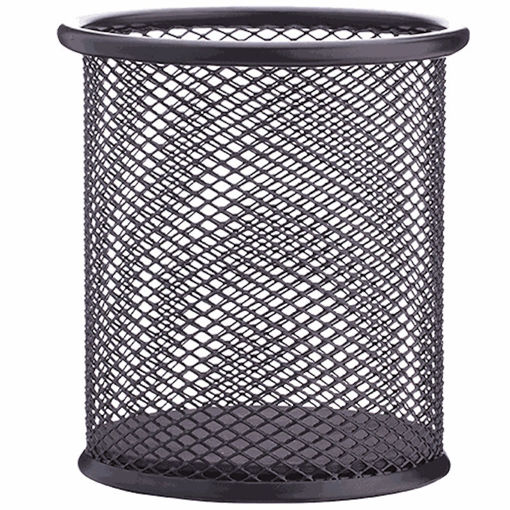 Εικόνα της Μολυβοθήκη Deli Simpli metal μαύρη με μεταλλικό E9172