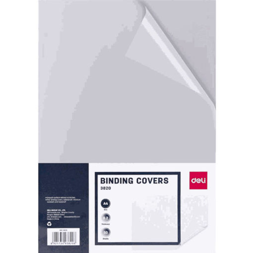 Εικόνα της Διαφάνεια βιβλιοδεσίας A4 0.2mm PVC Deli 50τεμ.