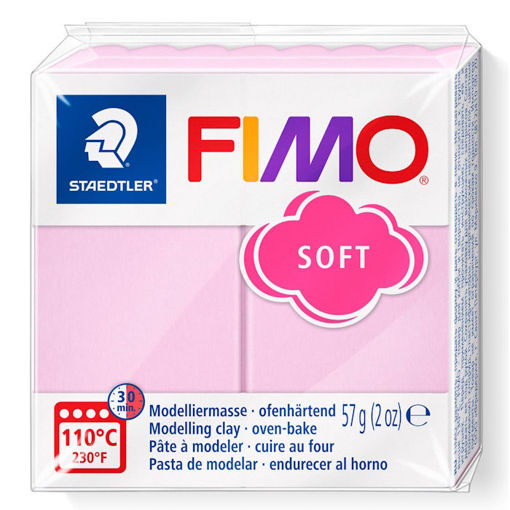 Εικόνα της Πηλός fimo Soft Rose 8020-205 57gr Staedtler