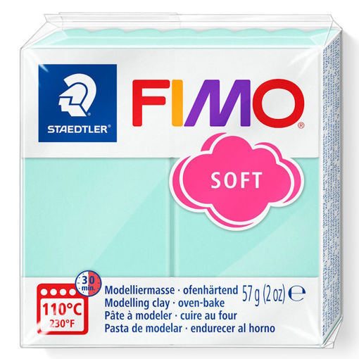 Εικόνα της Πηλός fimo Soft mint 505 57gr Staedtler