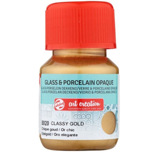Εικόνα της Glass & Porcelain Art Creation 30ml Talens Glassy Gold 8020