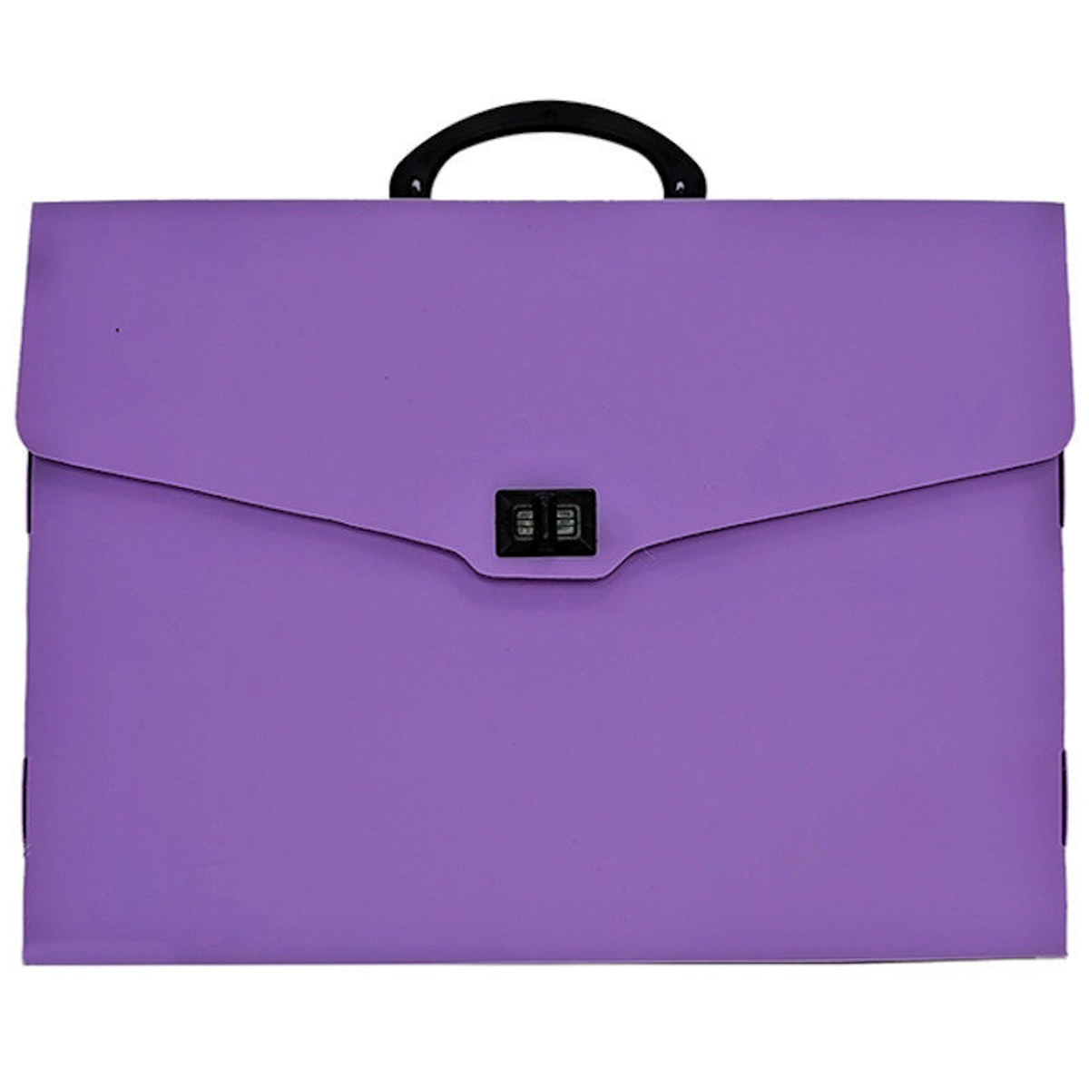Τσάντα πλαστική Deli PP 28x38x5cm παστέλ μωβ, παιδική τσάντα ζωγραφικής με χερούλι, EAN 5204983031401, Lichnaribooks