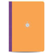 Εικόνα της Σημειωματάριο Flex global ριγέ 17x24cm πορτοκαλί Flexbook