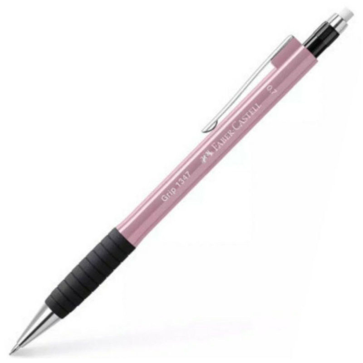 Μηχανικό μολύβι Faber-Castell Grip 1347 0.7mm σε ροζ χρώμα