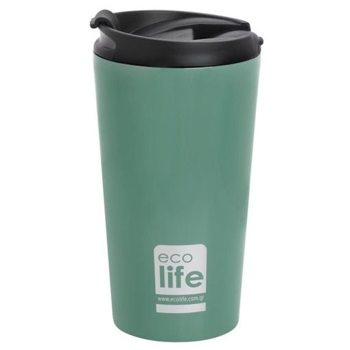 Θερμός καφέ Ecolife Coffee Matte 370ml Light Blue – Κωδικός 33-BO-4001 – EAN 5200007201348