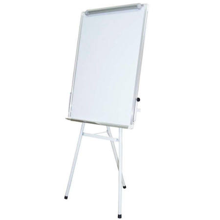 Πίνακας flipchart Spadi 70x100cm μαγνητικός λευκό board με αλουμίνιο πλαίσιο και ρυθμιζόμενο τρίποδο
