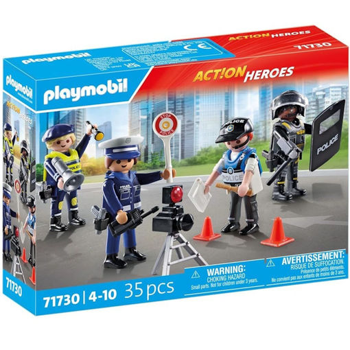 Εικόνα της Playmobil Action Heroes Σετ Φιγούρες Αστυνομίας 71730