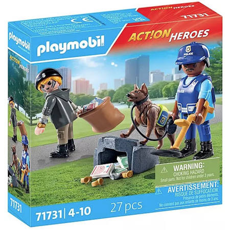 Εικόνα της Playmobil Action Heroes Αστυνομική έρευνα κλοπιμαίων 71731