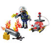 Εικόνα της Playmobil Action Heroes Πυροσβέστης με αντλία νερού 71826