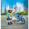 Εικόνα της Playmobil Action Heroes Αστυνόμος με ηλεκτρικό ποδήλατο 71732
