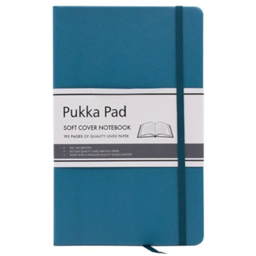 Εικόνα της Notebook Pukka Pad Signature Soft Cover Teal A5 13x21 192σελ.