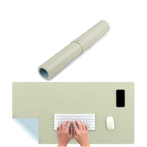 Εικόνα της Σουμέν γραφείου Sax Light Blue - Light Green αδιάβροχο διπλής όψης 45x90cm 700-02