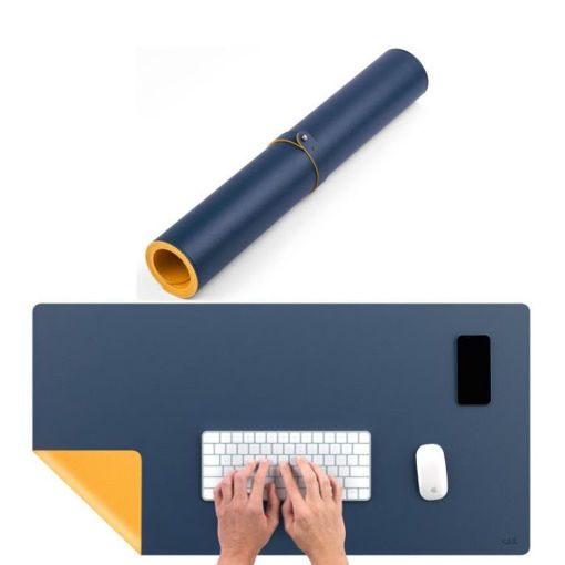 Σουμέν γραφείου Sax διπλής όψης μπλε-κίτρινο 45x90cm – Κωδικός 700-03, αδιάβροχο και εύκαμπτο