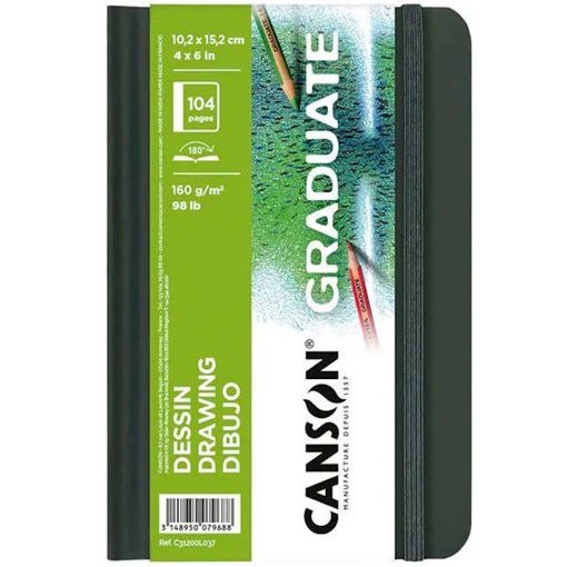 Εικόνα της Canson Graduate Drawing Book 12.2 x 15.2 104pages 160gsm C31200L037