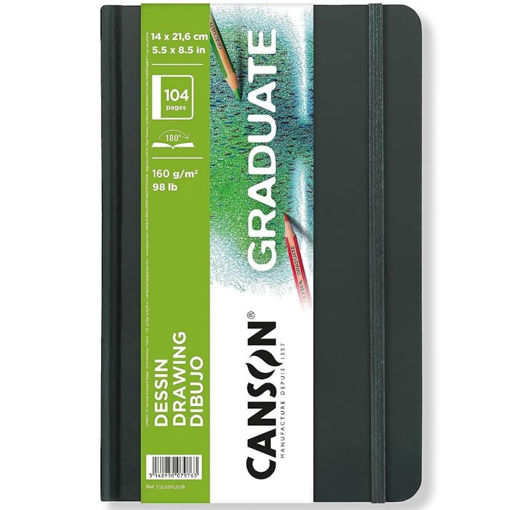 Εικόνα της Canson Graduate Drawing Book 14x21.6 104pages 160gsm C31200L038