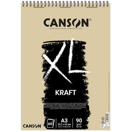 Εικόνα της Μπλοκ Canson XL kraft 60φ. 29.7x42cm 90gr.